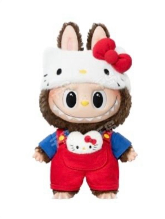 POP MART Other - The Monster x Hello Kitty Vinyl plush doll.